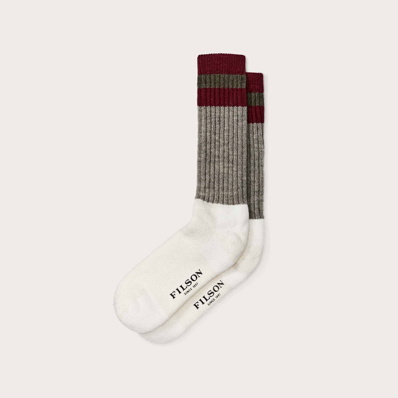 1970's logger thermal socks di Filson | Forest maroon (Multicolor)