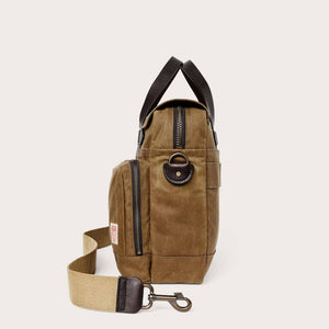 24 hour tin cloth briefcase di Filson | Dark tan (Beige)