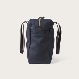 Rugged twill tote bag with zipper by Filson | Navy (Navy)