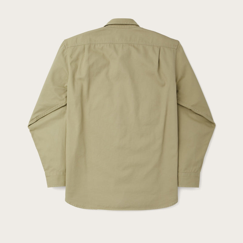 Chino twill shirt by Filson | Wood duck (Green)