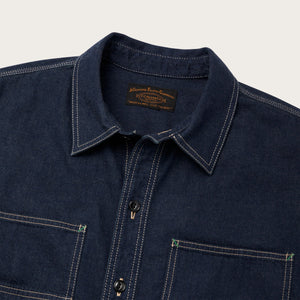 Clarkston denim shirt by Filson | Dark indigo (Blue)