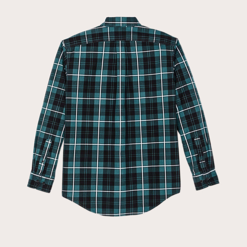 Lightweight alaskan guide shirt di Filson | Blue / faded black / white pla (Blue)