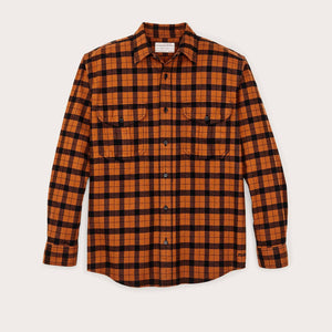 Alaskan guide shirt von Filson | Pecan black p (Orange)