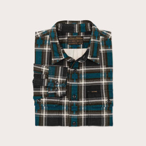 Field flannel shirt di Filson | Brown blue (Blue)