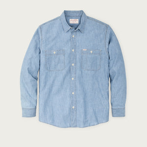 Chambray cpo shirt von Filson | Light indigo chambray (Blue)