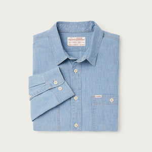 Chambray cpo shirt von Filson | Light indigo chambray (Blue)