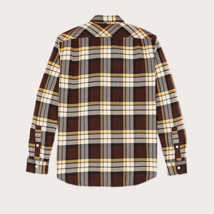 Vintage flannel work shirt von Filson | Brown yellow (Multicolor)