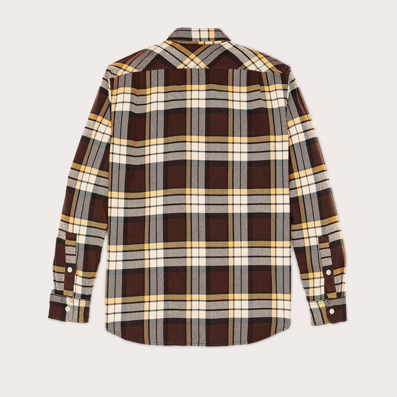 Vintage flannel work shirt von Filson | Brown yellow (Multicolor)