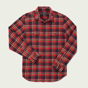 Vintage flannel work shirt di Filson | Red /black / gold (Red)