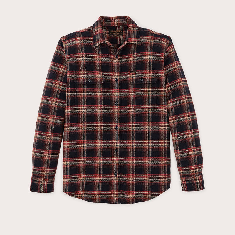 Vintage flannel work shirt von Filson | Black rust (Multicolor)