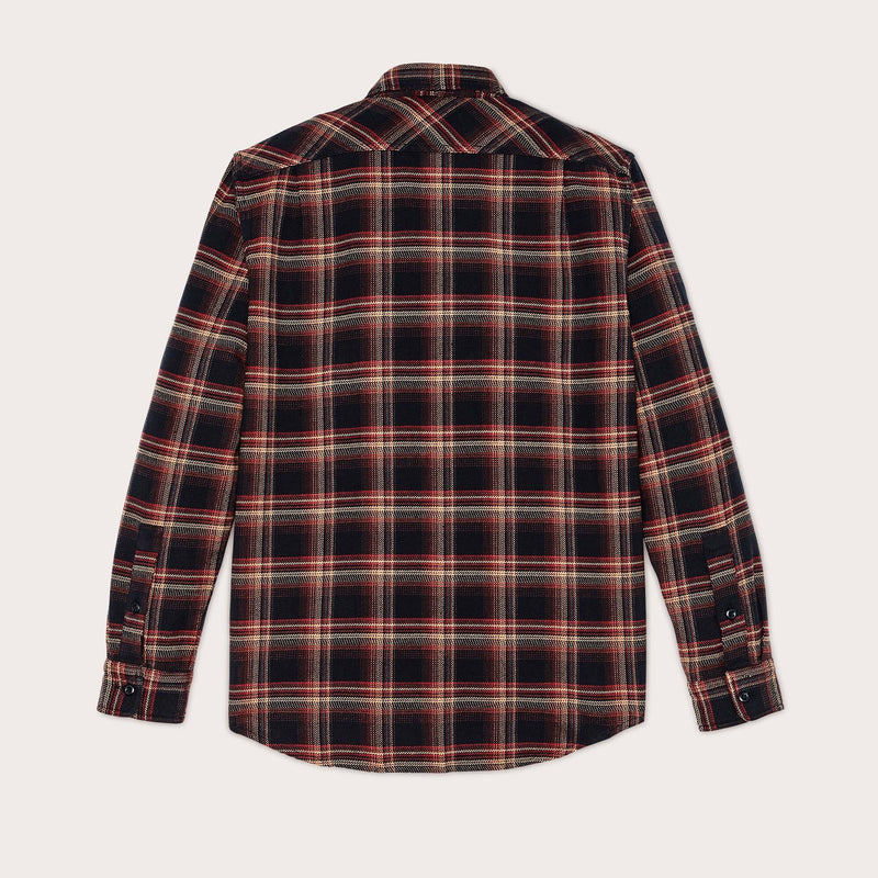 Vintage flannel work shirt von Filson | Black rust (Multicolor)