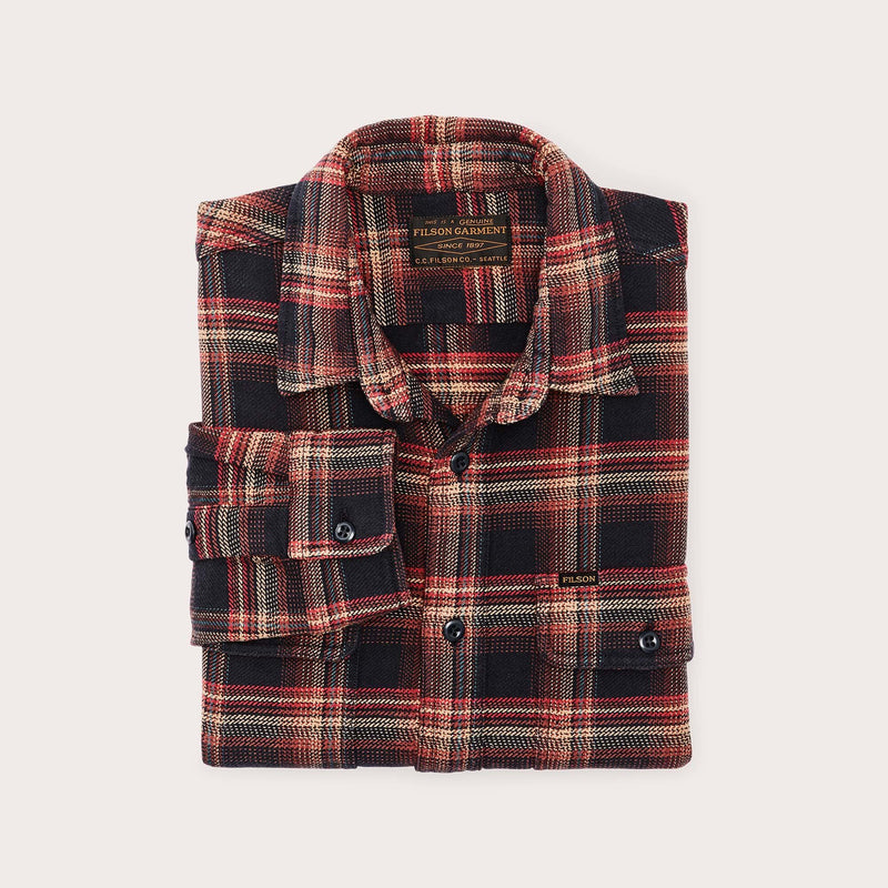 Vintage flannel work shirt von Filson | Black rust (Multicolor)