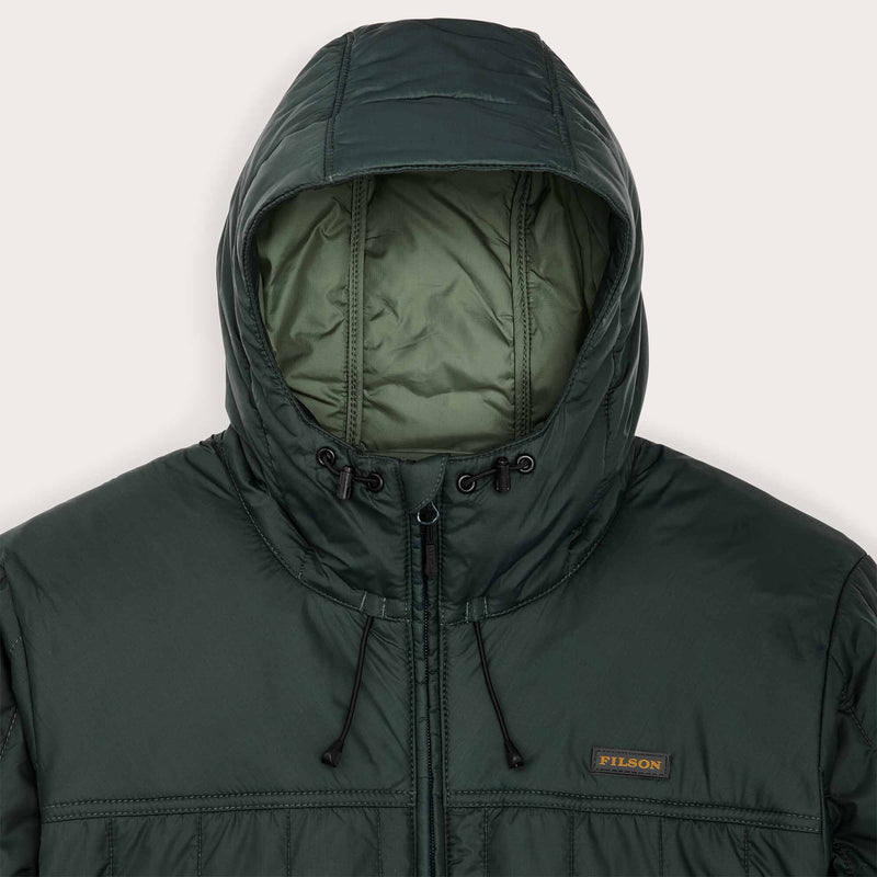 Ultralight hooded jacket by Filson | Dark spruce (Green)