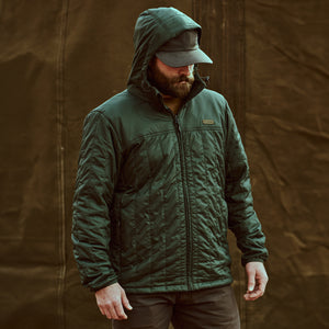 Ultralight hooded jacket by Filson | Dark spruce (Green)