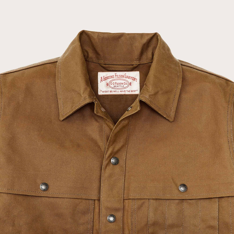 Tin cloth cruiser jacket von Filson | Dark tan (Beige)