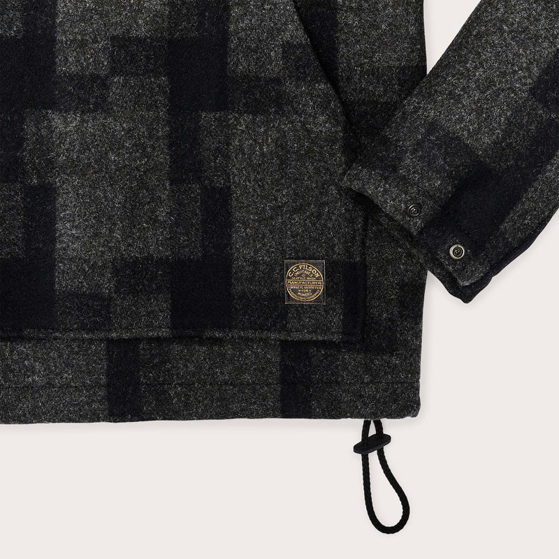 Mackinaw wool anorak di Filson | Charcoal blac (Gray)