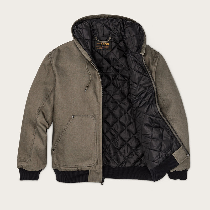 Worksmith insulated bomber jacket von Filson | Tarmac (Gray)