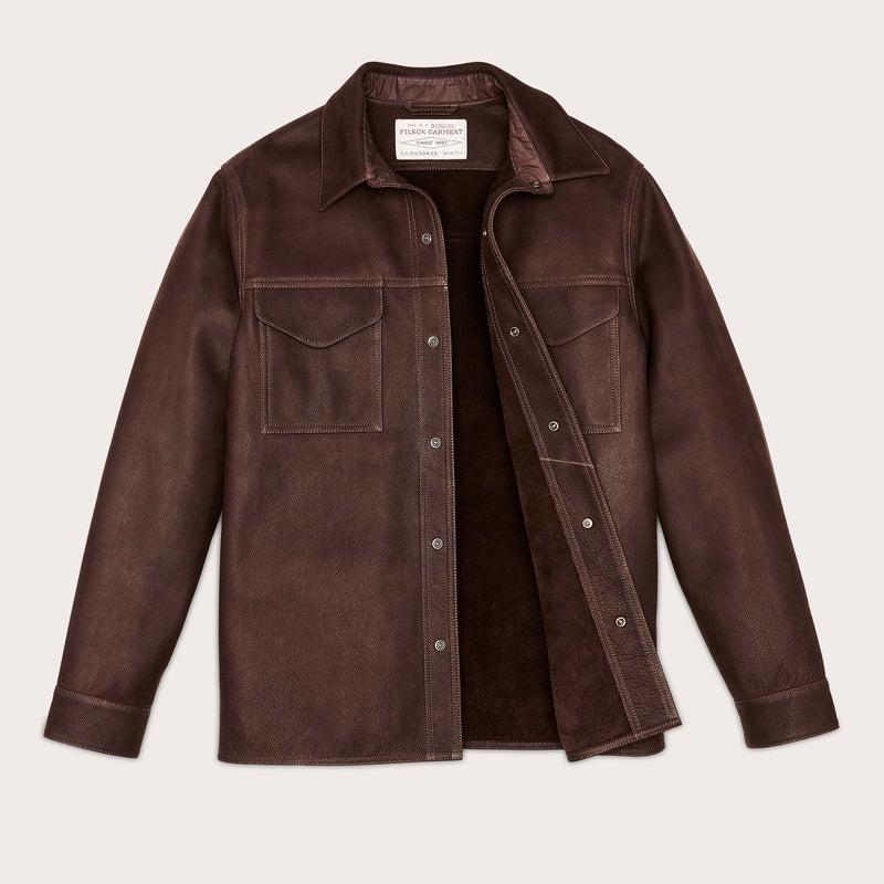 Full grain leather jac-shirt di Filson | Brown (Brown)