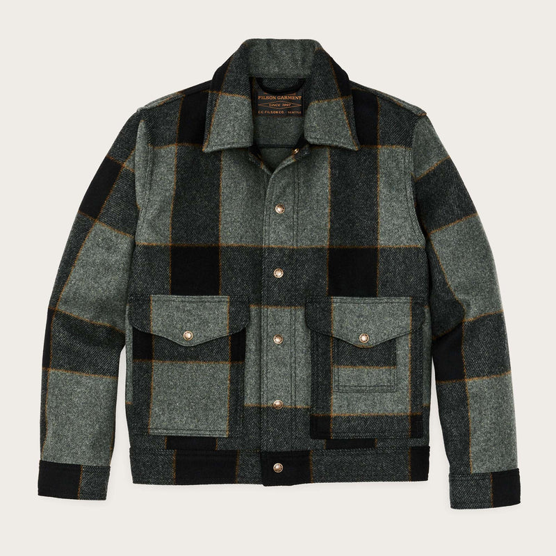 Mackinaw wool work jacket di Filson | Graystone black (Gray)