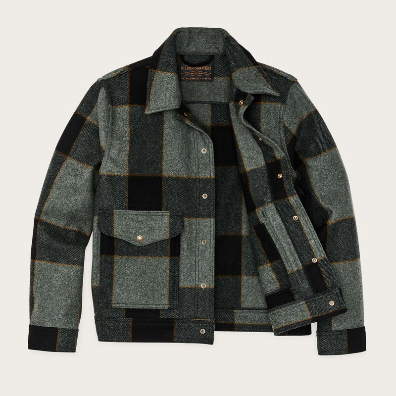 Mackinaw wool work jacket di Filson | Graystone black (Gray)