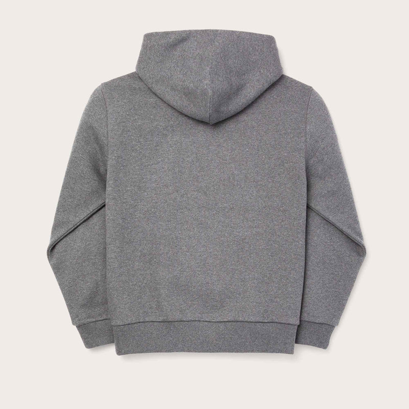 Prospector graphic hoodie by Filson | Heather grey saw bla (Grey)