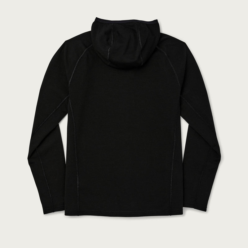 400g merino wool hoodie by Filson | Black (Black)