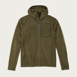 400g merino wool hoodie von Filson | Dark olive (Green)