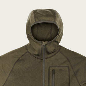 400g merino wool hoodie von Filson | Dark olive (Green)