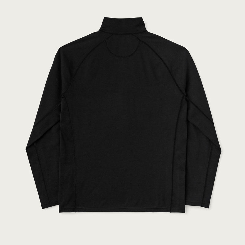 400g merino wool long sleeve half-zip von Filson | Black (Black)