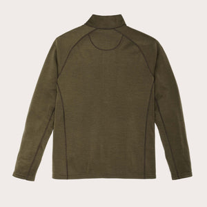 400g merino wool half-zip von Filson | Dark olive (Green)