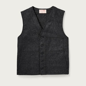 Mackinaw wool vest by Filson | Charcoal (Gray)