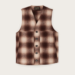 Mackinaw wool vest by Filson | Brown / tan ombre (Brown)