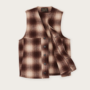 Mackinaw wool vest by Filson | Brown / tan ombre (Brown)