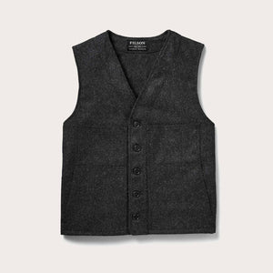 Mackinaw wool vest - extra long di Filson | Charcoal (Grey)