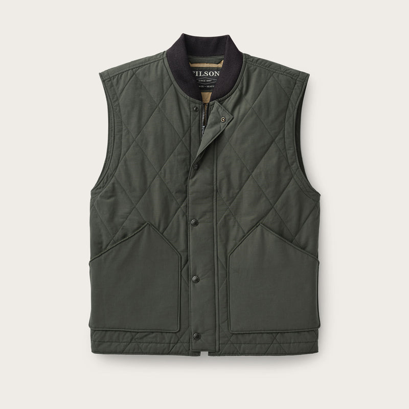 Quilted pack vest von Filson | Dark otter green (Green)