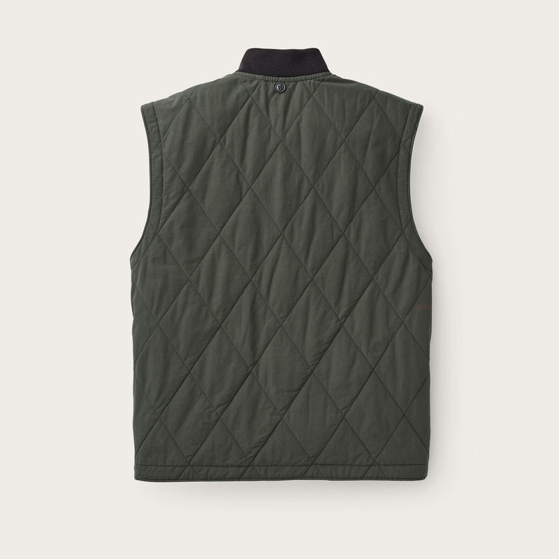 Quilted pack vest von Filson | Dark otter green (Green)