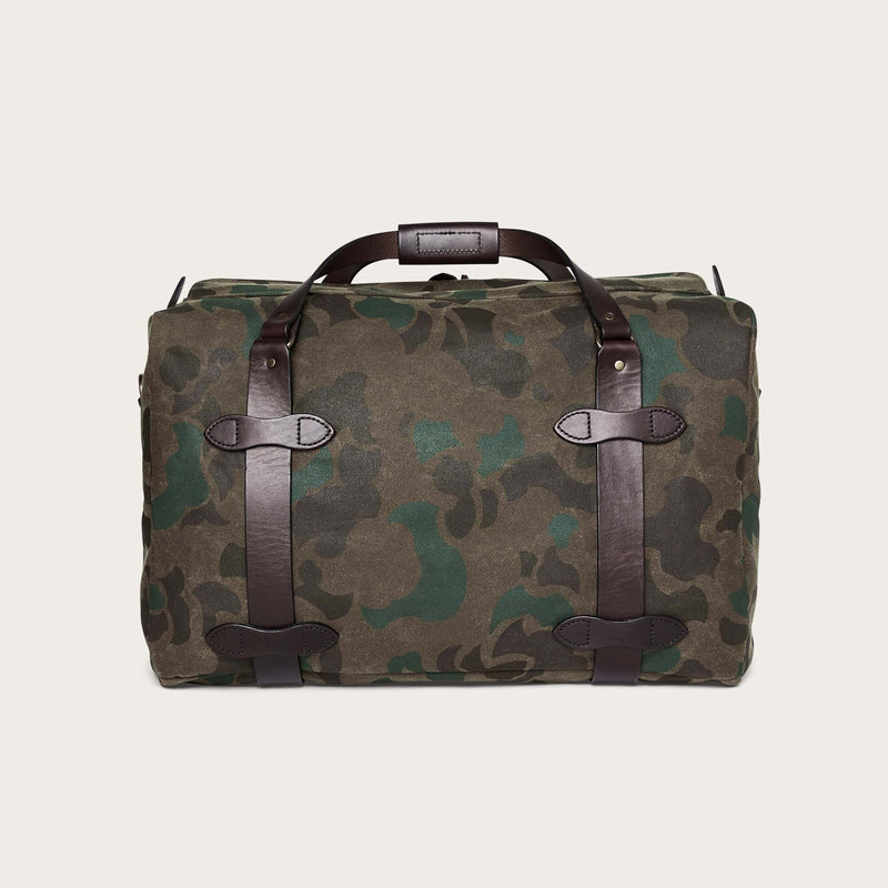 Medium waxed rugged twill duffle bag von Filson | Dark wax shrub camo (Gray)