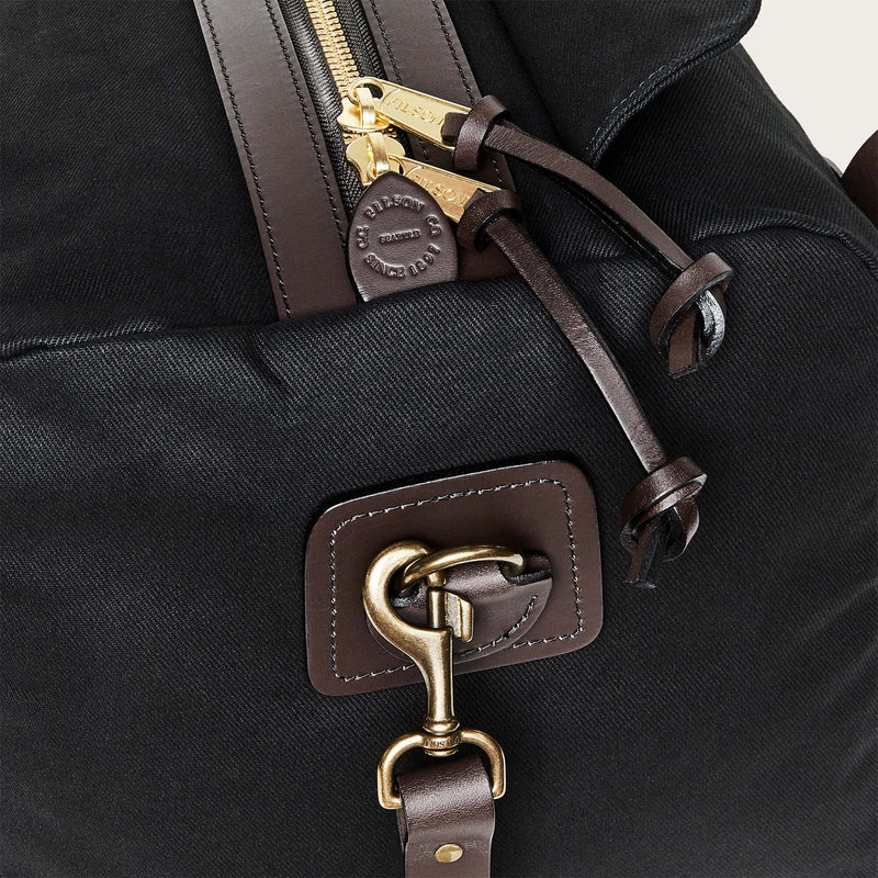 Medium rugged twill duffle bag by Filson | Black (Black)