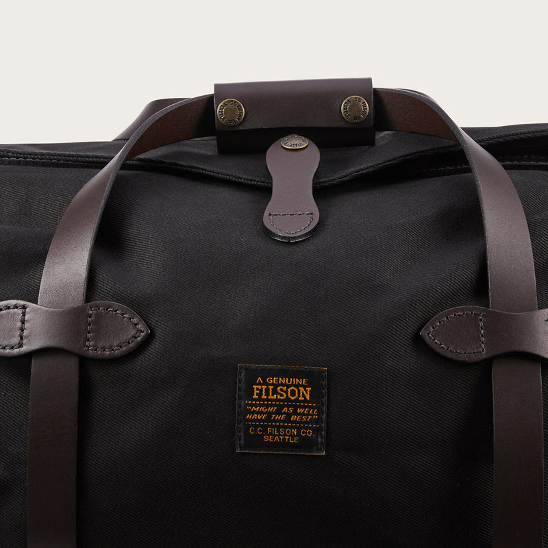 Small rugged twill duffle by Filson | Black (Black)