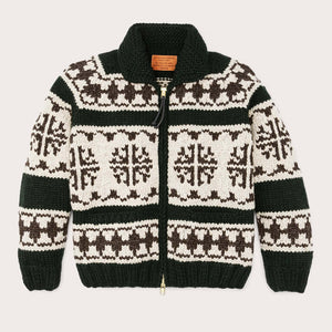 Handmade full-zip sweater von Filson | Forest nordic (Black)