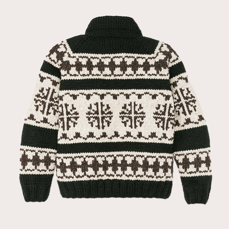 Handmade full-zip sweater von Filson | Forest nordic (Black)