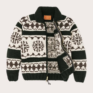 Handmade full-zip sweater von Filson | Forest nordic (Black)