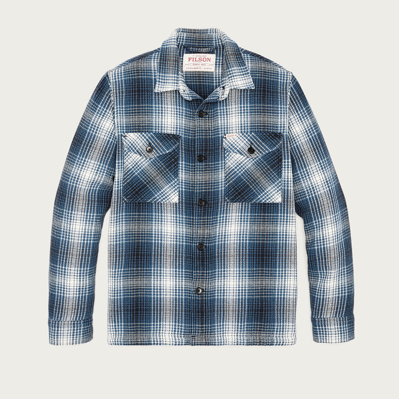 Deer island jac-shirt di Filson | Cobalt / natural shadow plaid (Blue)