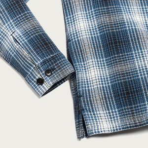 Deer island jac-shirt di Filson | Cobalt / natural shadow plaid (Blue)