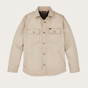 Fleece-lined jac-shirt von Filson | Gray khaki (Beige)