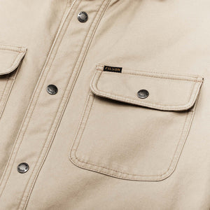 Fleece-lined jac-shirt von Filson | Gray khaki (Beige)