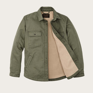 Fleece-lined jac-shirt di Filson | Service green (Green)