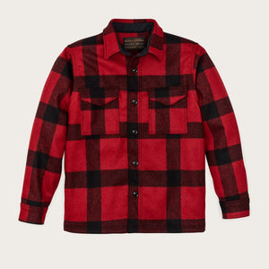 Mackinaw wool jac-shirt di Filson | Red / black plaid (Red)