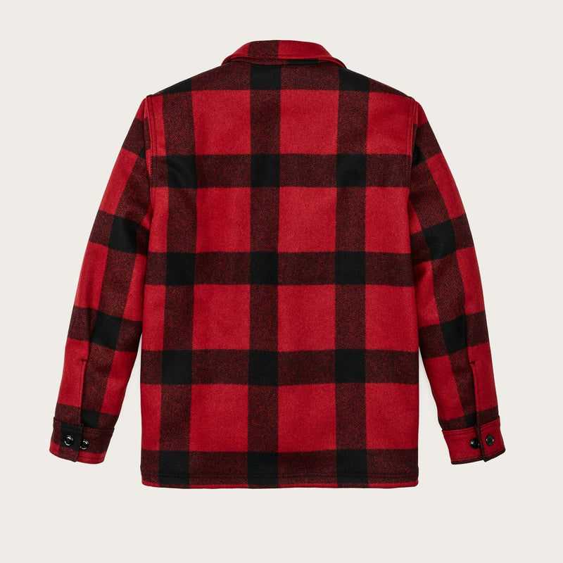 Mackinaw wool jac-shirt di Filson | Red / black plaid (Red)