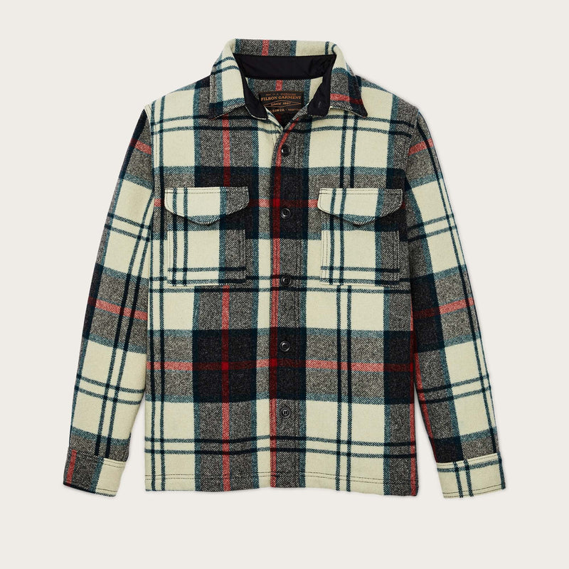 Mackinaw wool jac-shirt by Filson | Cream / multi plaid (Multicolor)